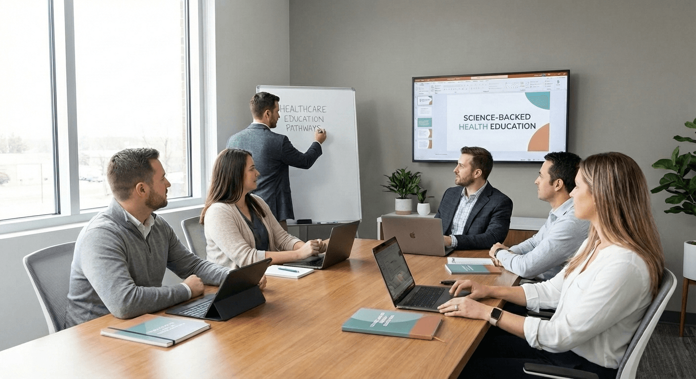 Corporate partnership training session at ANWA