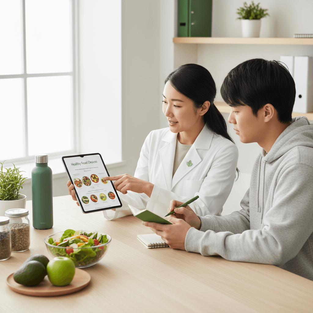Learner using the ANWA platform