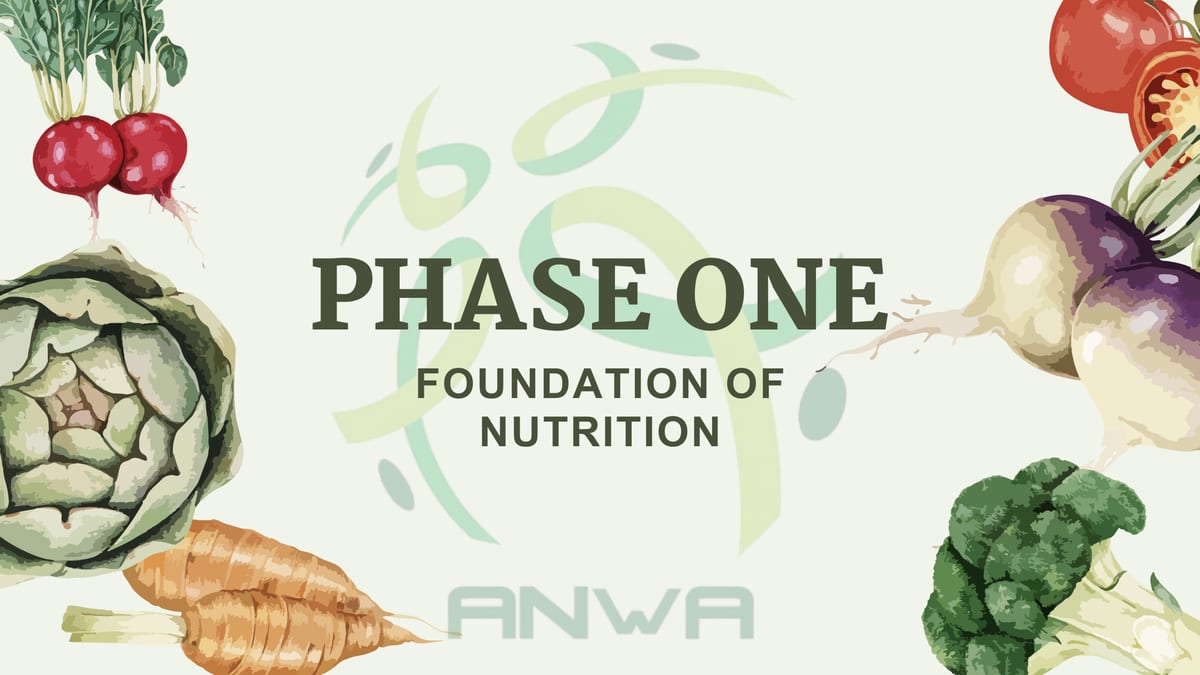 Phase 1: Foundation of Nutrition